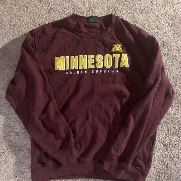 Y2K Minnesota Golden Gophers Embroidered Crewneck - Picture 1 of 3